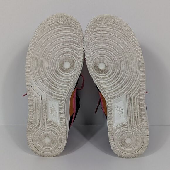 Nike Air Force 1 Hi PRM Suede Dynamic Pink High Top Sneakers in Blue 7 - Picture 8 of 9